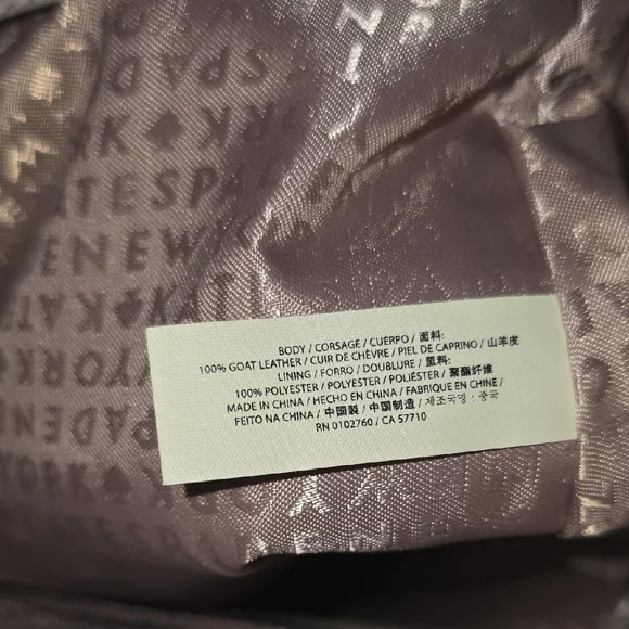 Kate Spade Cream Leather Tote Bag